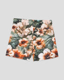 Aloha Hibiscus Pattern Diamond Air Mesh Shorts