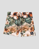 Aloha Hibiscus Pattern Diamond Air Mesh Shorts