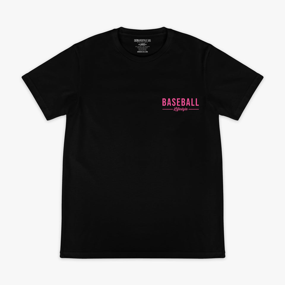 Authentic Tee - Black/Pink