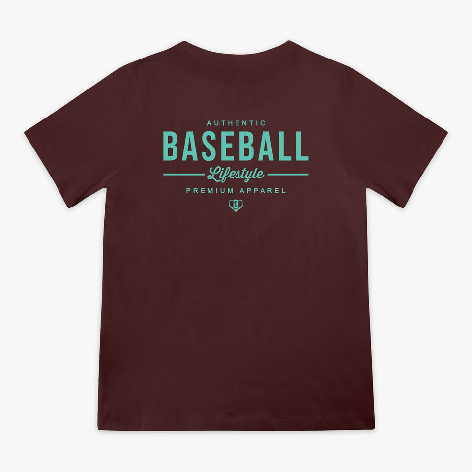 Authentic Youth Tee - Brown/Mint