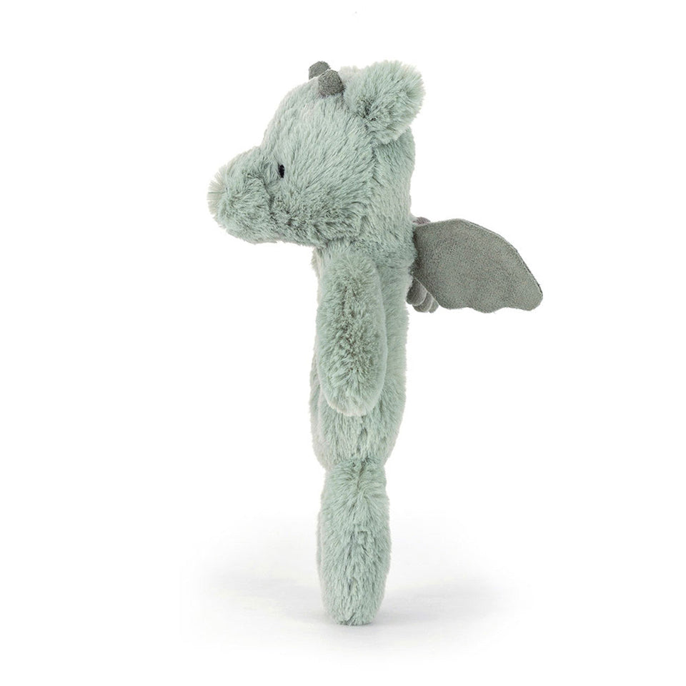 Baby Jellycat Bashful Dragon Ring Rattle 7