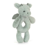 Baby Jellycat Bashful Dragon Ring Rattle 7
