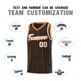 Custom Black Custom Gray Pinstripe Retro Sets Uniform Basketball Jersey