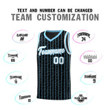 Custom Black Custom Gray Pinstripe Retro Sets Uniform Basketball Jersey