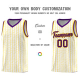 Custom White Custom Gray Pinstripe Retro Sets Uniform Basketball Jersey