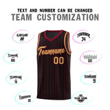 Custom Black Custom Gray Pinstripe Retro Sets Uniform Basketball Jersey
