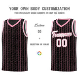 Custom Black Custom Gray Pinstripe Retro Sets Uniform Basketball Jersey