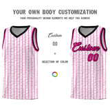 Custom White Custom Gray Pinstripe Retro Sets Uniform Basketball Jersey