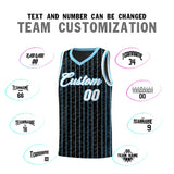 Custom Black Custom Gray Pinstripe Retro Sets Uniform Basketball Jersey