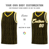 Custom Black Custom Gray Pinstripe Retro Sets Uniform Basketball Jersey