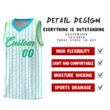 Custom White Custom Gray Pinstripe Retro Sets Uniform Basketball Jersey