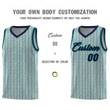 Custom Gray Custom Gray Pinstripe Retro Sets Uniform Basketball Jersey
