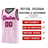 Custom White Custom Gray Pinstripe Retro Sets Uniform Basketball Jersey