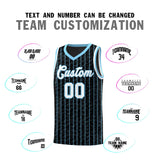 Custom Black Custom Gray Pinstripe Retro Sets Uniform Basketball Jersey