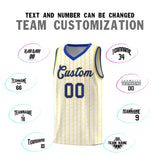 Custom White Custom Gray Pinstripe Retro Sets Uniform Basketball Jersey