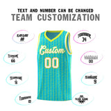 Custom Sky Blue Custom Gray Pinstripe Retro Sets Uniform Basketball Jersey
