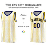 Custom White Custom Gray Pinstripe Retro Sets Uniform Basketball Jersey
