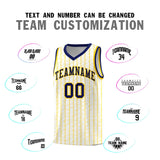 Custom White Custom Gray Pinstripe Retro Sets Uniform Basketball Jersey