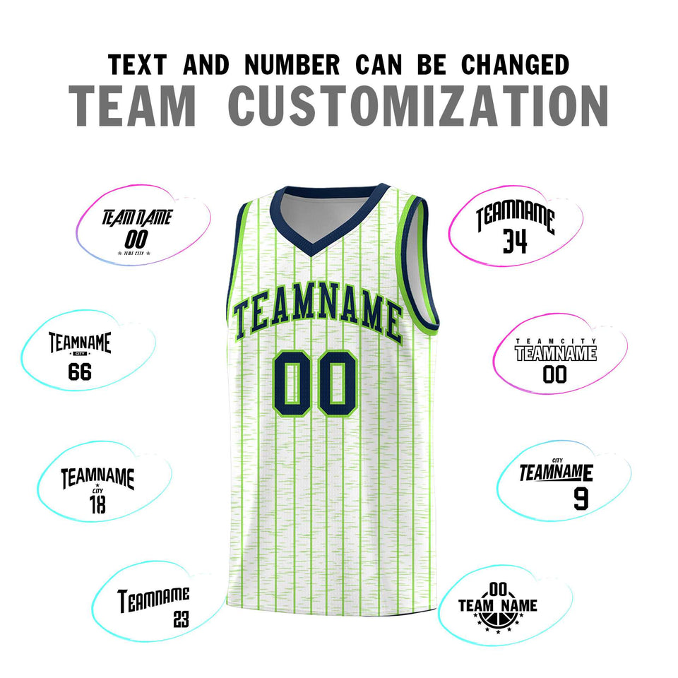 Custom White Custom Gray Pinstripe Retro Sets Uniform Basketball Jersey