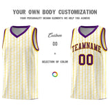 Custom White Custom Gray Pinstripe Retro Sets Uniform Basketball Jersey