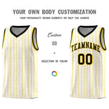 Custom White Custom Gray Pinstripe Retro Sets Uniform Basketball Jersey