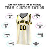 Custom White Custom Gray Pinstripe Retro Sets Uniform Basketball Jersey