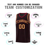 Custom Black Custom Gray Pinstripe Retro Sets Uniform Basketball Jersey