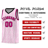 Custom White Custom Gray Pinstripe Retro Sets Uniform Basketball Jersey