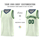 Custom White Custom Gray Pinstripe Retro Sets Uniform Basketball Jersey
