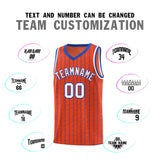 Custom Orange Custom Gray Pinstripe Retro Sets Uniform Basketball Jersey