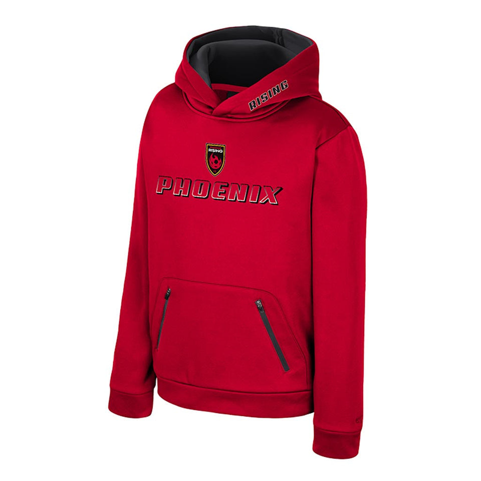 Phoenix Rising Youth Colosseum Fin Pullover Hoodie - Red