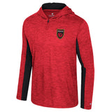 Phoenix Rising Colosseum Always Sunny 1/4 Zip Hooded Windshirt - Red