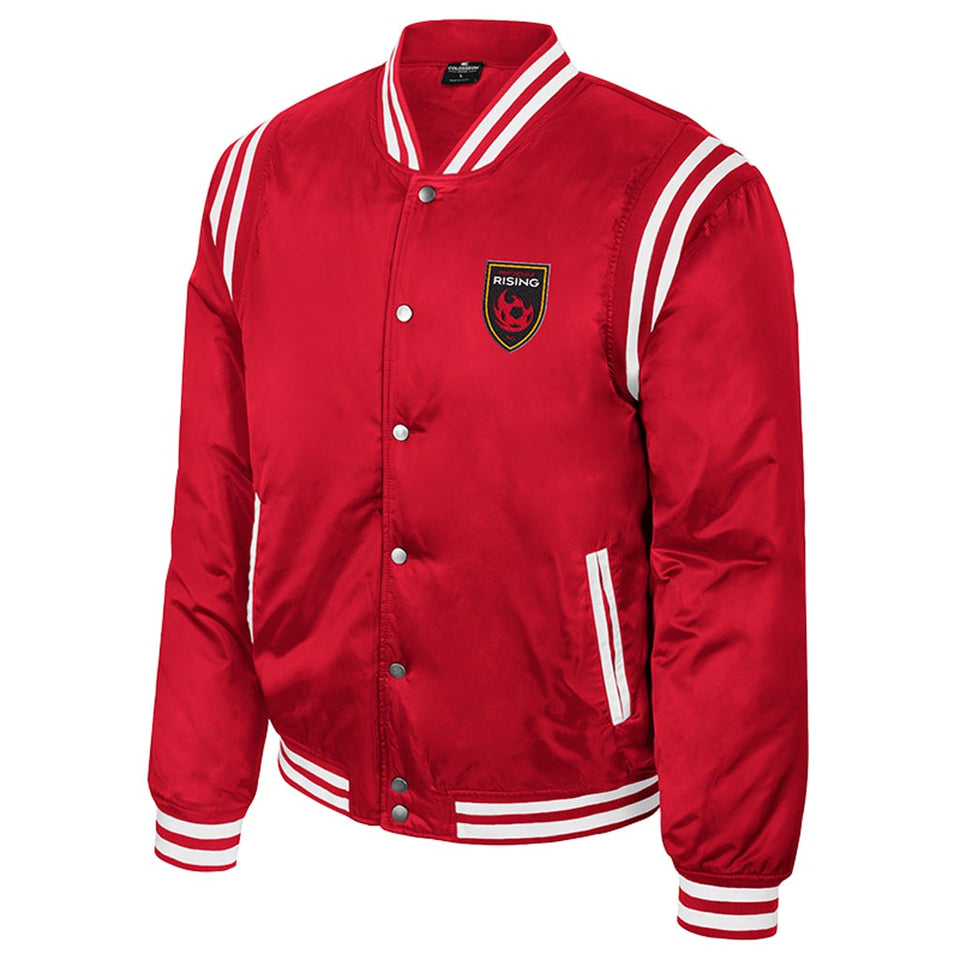 Phoenix Rising Colosseum Paddy's Sateen Snap Jacket - Red