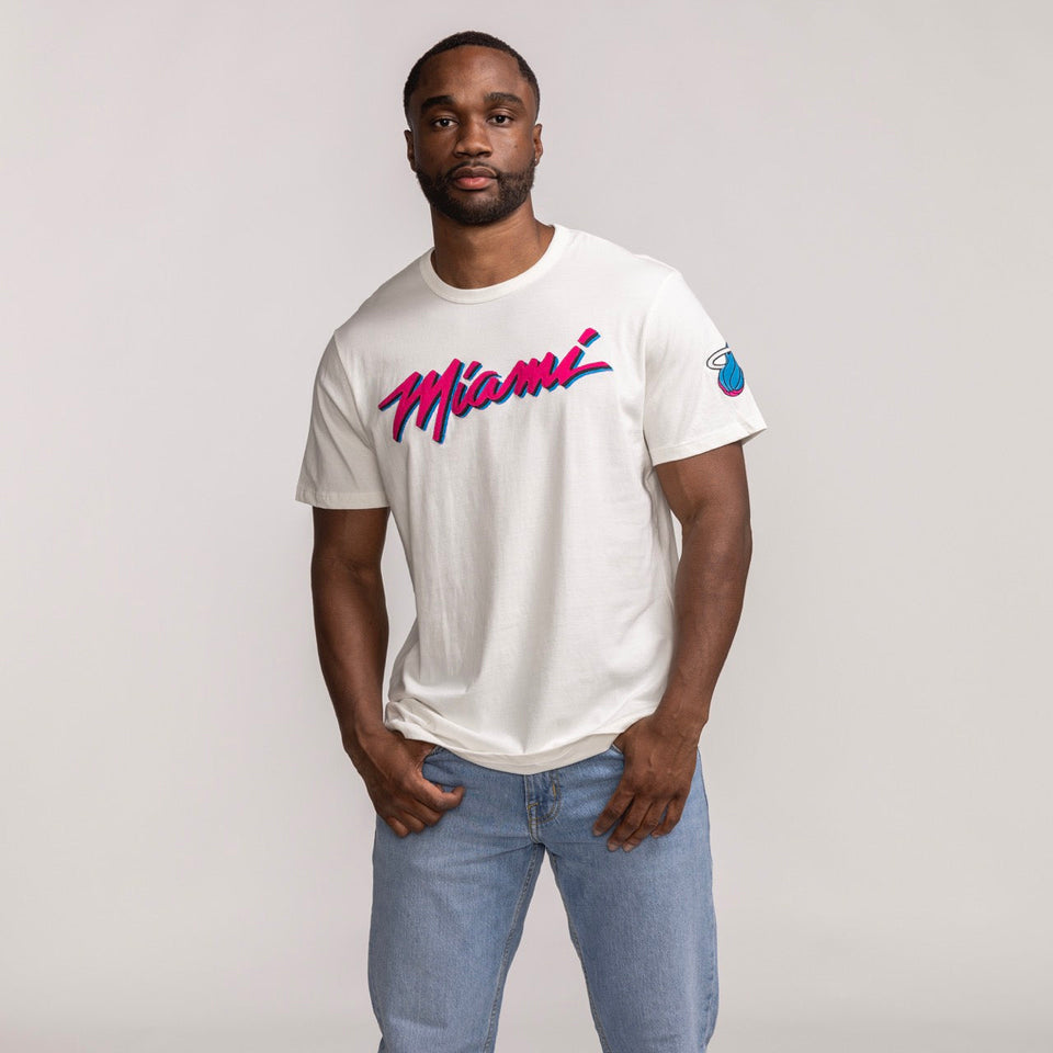 '47 Brand Miami HEAT Original Vice Wordmark Tee