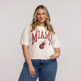'47 Brand Miami HEAT Shale Women's Crop Top