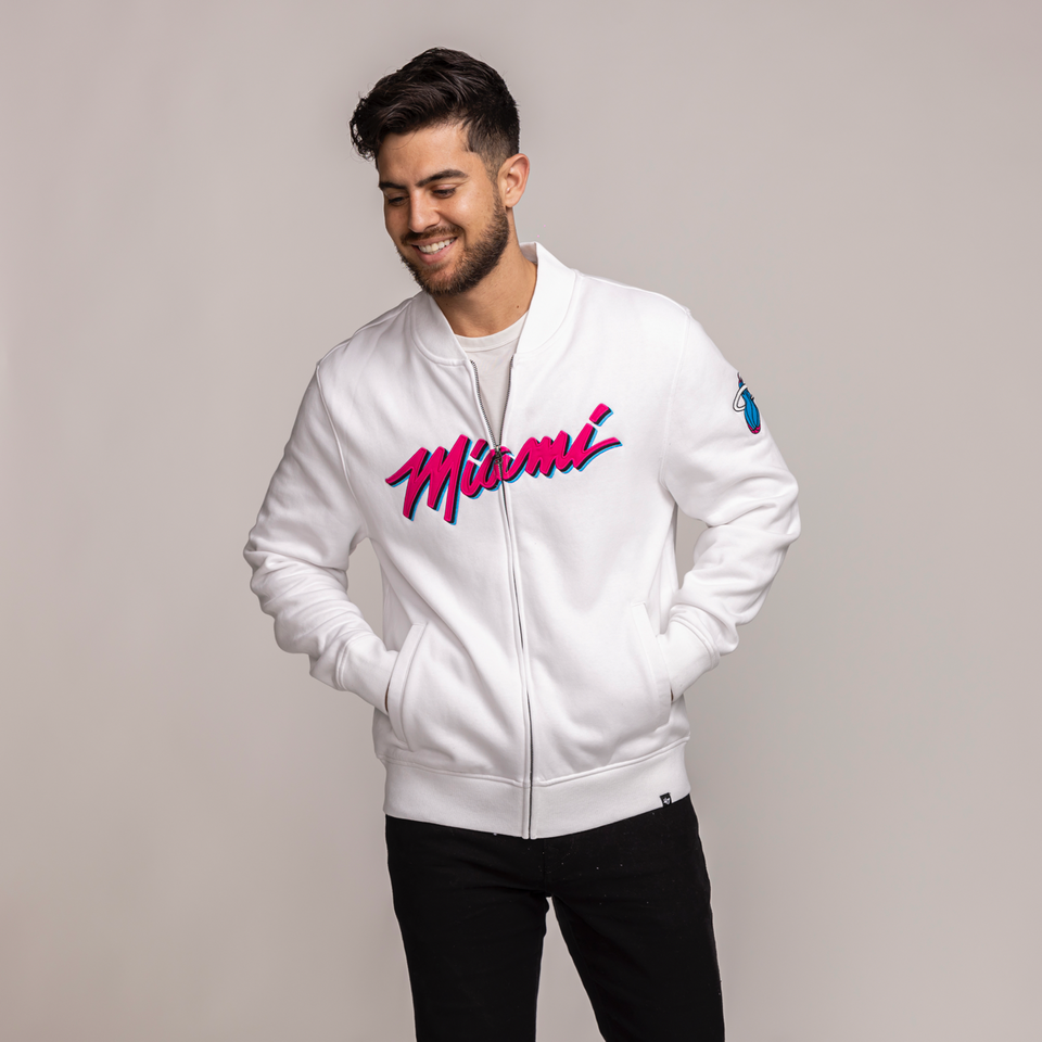 '47 Brand Miami HEAT Original Vice Camden Track Jacket