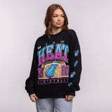'47 Brand Miami HEAT Original Vice Nights 1988 Women's Crewneck