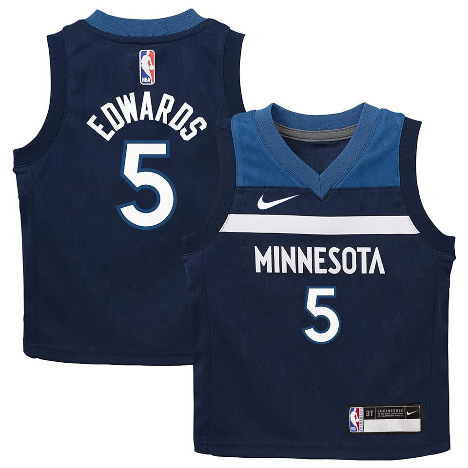 Anthony Edwards Minnesota Timberwolves 2026 Icon Edition Boys NBA Jersey