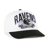 NFL Baltimore Ravens '47 Two-Tone Prime Play Hitch Snapback Hat - White