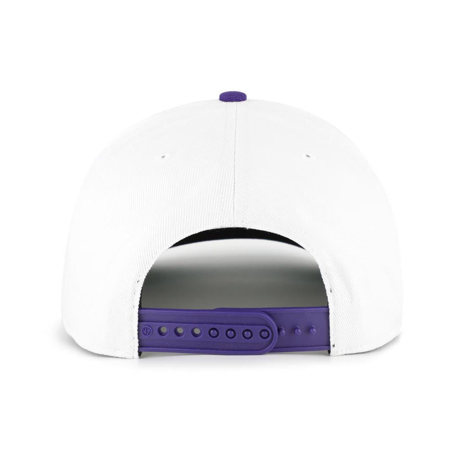 NFL Minnesota Vikings '47 Two-Tone Prime Play Hitch Snapback Hat - White
