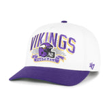 NFL Minnesota Vikings '47 Two-Tone Prime Play Hitch Snapback Hat - White