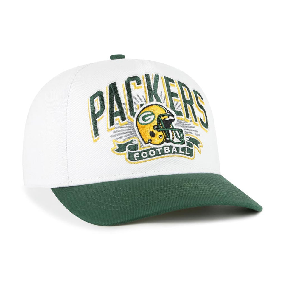 NFL Green Bay Packers '47 Two-Tone Prime Play Hitch Snapback Hat - White