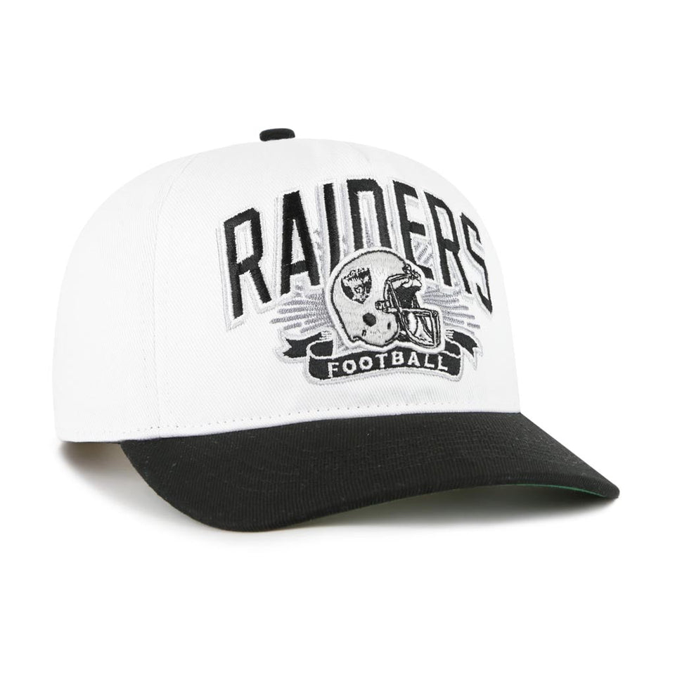 NFL Las Vegas Raiders '47 Two-Tone Prime Play Hitch Snapback Hat - White