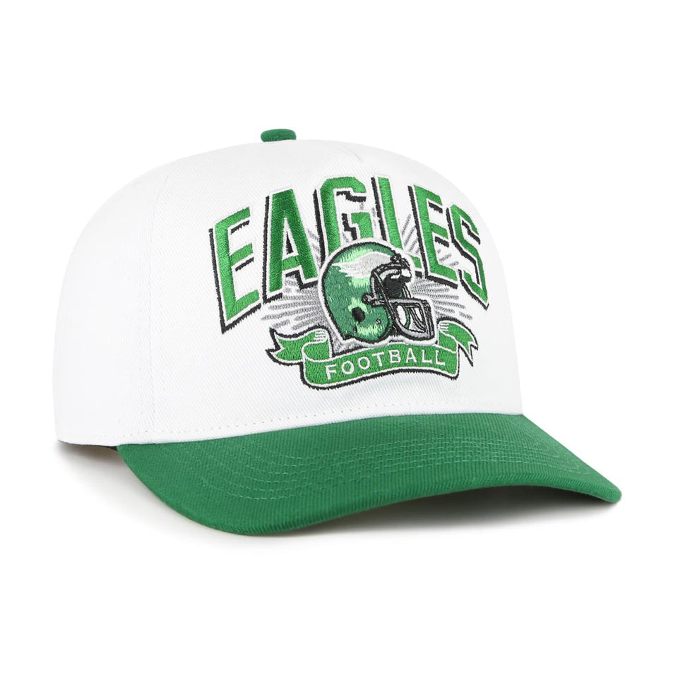 NFL Philadelphia Eagles '47 Two-Tone Prime Play Hitch Snapback Hat - White