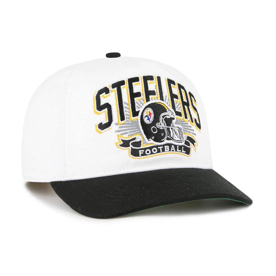 NFL Pittsburgh Steelers '47 Two-Tone Prime Play Hitch Snapback Hat - White