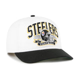 NFL Pittsburgh Steelers '47 Two-Tone Prime Play Hitch Snapback Hat - White