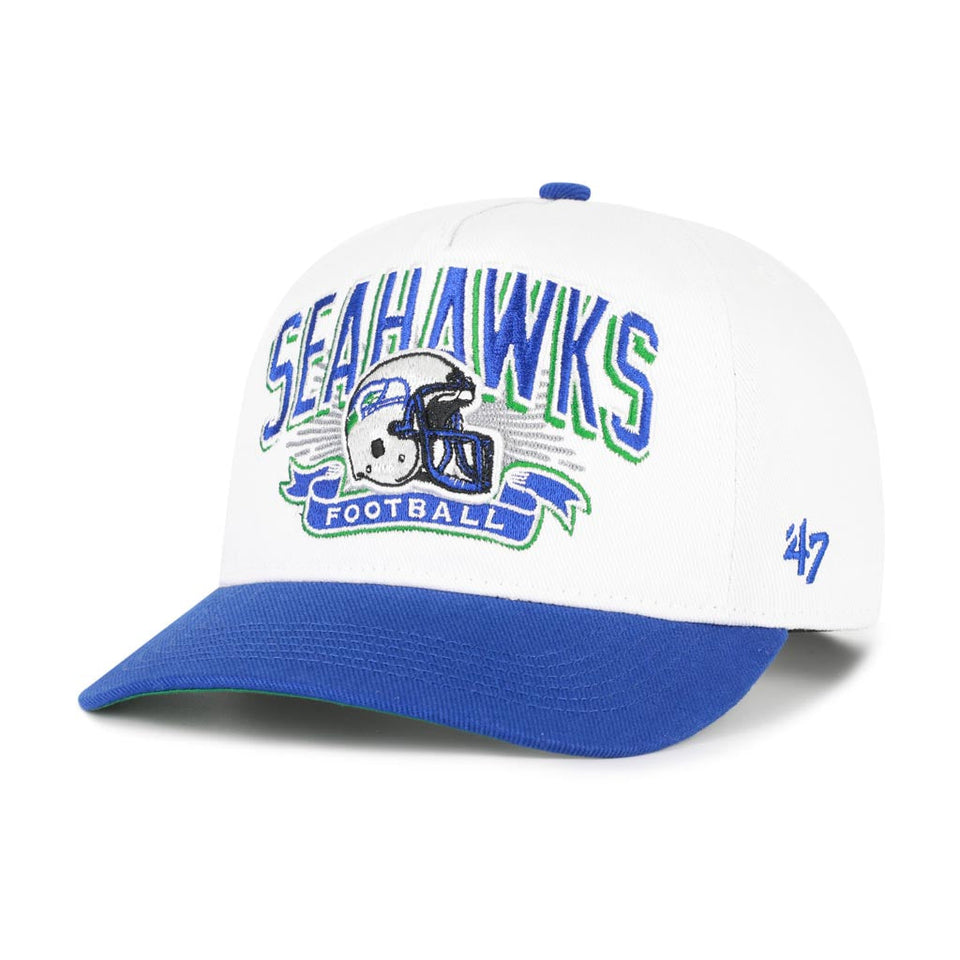 NFL Seattle Seahawks '47 Two-Tone Prime Play Hitch Snapback Hat - White