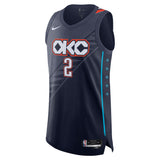 NBA Oklahoma City Thunder Shai Gilgeous-Alexander Nike 2025-26 City Edition Authentic Jersey - Navy