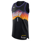 NBA Phoenix Suns Devin Booker Nike 2025-26 City Edition Authentic Jersey - Black