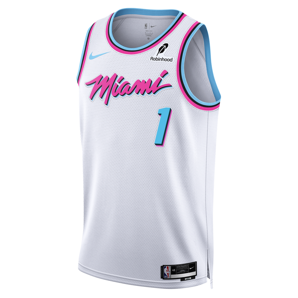 #1 Mom Nike Miami HEAT Original Vice Swingman Jersey
